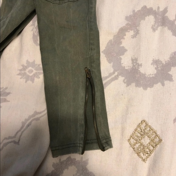 Army green jeggings - Picture 3 of 4